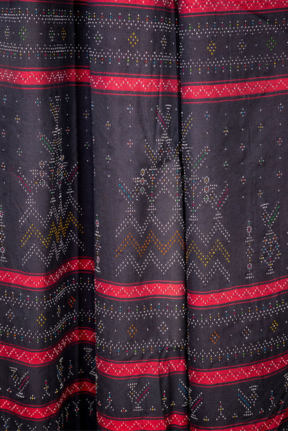 WOVEN FIRE TANGALIYA SARI