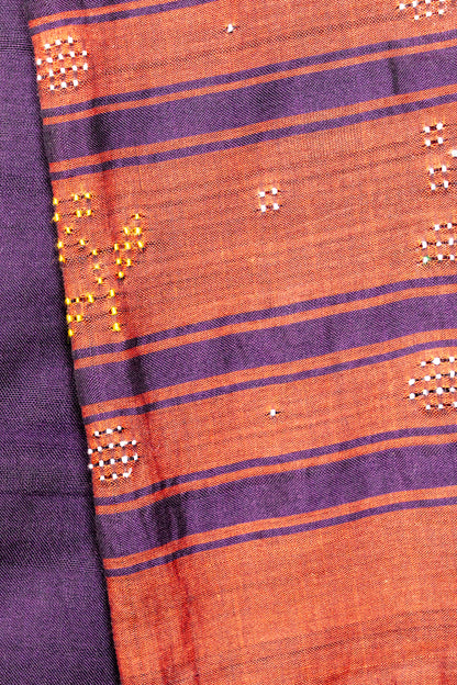 BLACK-RED TANGALIYA COTTON  DUPATTA