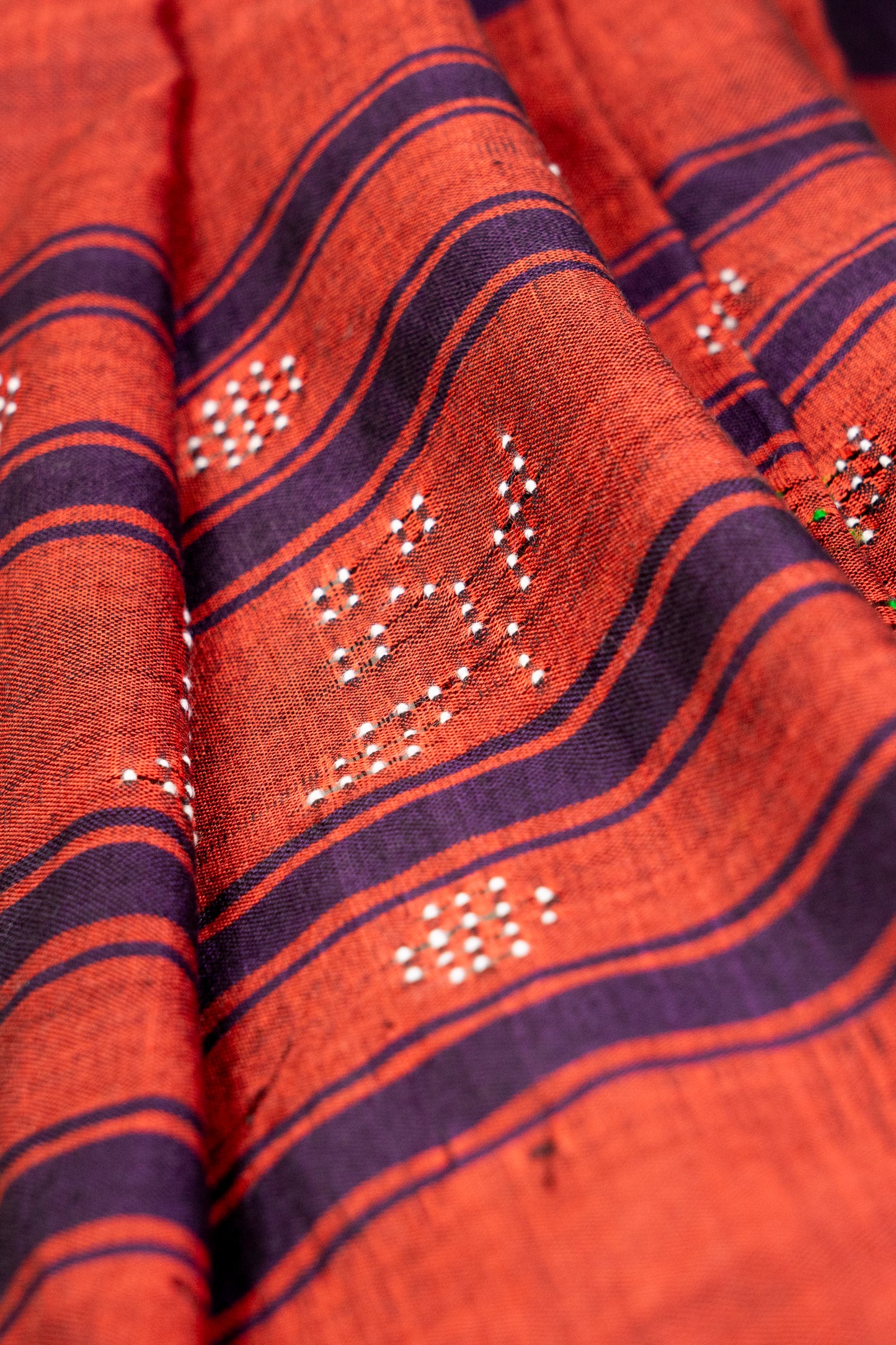 BLACK-RED TANGALIYA COTTON  DUPATTA